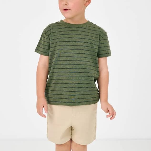 Little Sleepies Relaxed Short Sleeve Stripes Tee