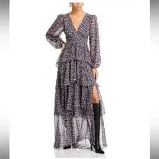 ASTR the Label Anora Floral Tiered Maxi Dress