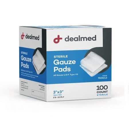 Dealmed Sterile Gauze Pads