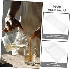 Amazon.com: Veemoon 1set Transparent Candle Molds for Making DIY Wax Cubes Durable Molds with Hanging for Candles and Soap Crafting Easy to Seal and Use 20pcs : Everything Else