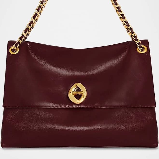 Rebecca Minkoff Women's G Large Flap Leather Shoulder Bag