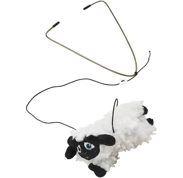 SPOT Baa Baa Black Sheep A-Door-Able Cat Toy