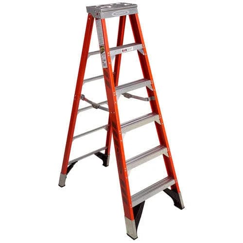 WERNER 6 ft. Type IAA Fiberglass Step Ladder