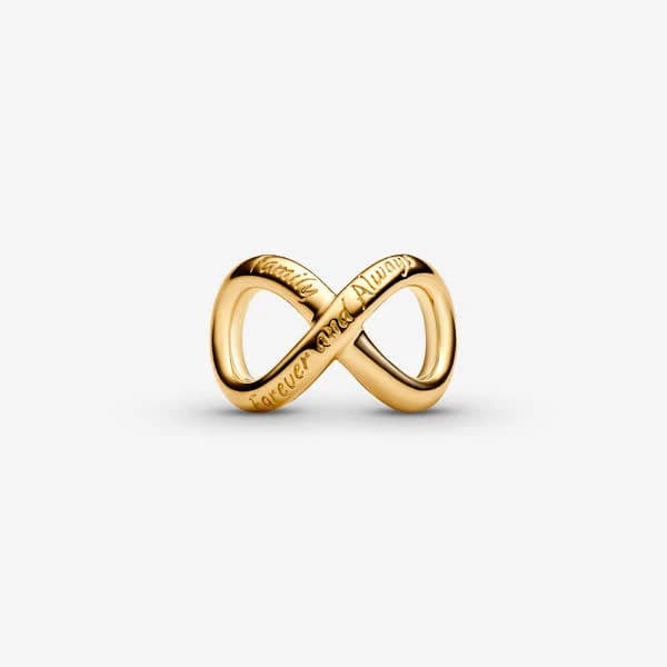 Pandora Forever & Always Infinity Gold-Plated Charm