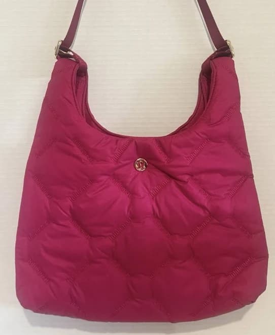 Lululemon Berry Pink Quilty Pleasures Shoulder Bag, Mini