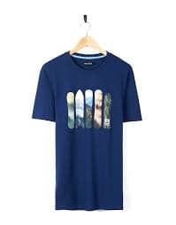 SR MEN'S SNOWNBOARDS TEE BLUE S - LAHINCH SURF SHOP