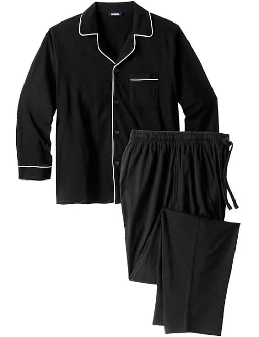 KingSize Men's Long Sleeve Pajama Set