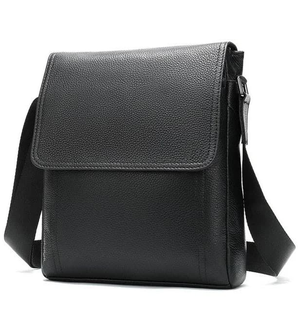 West Louis Men's Genuine Leather Shoulder Bag