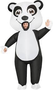 Amazon.com: COMIN Inflatable Panda Costume for Adults Blow Up Panda Inflatable Costume Full Body for Halloween Party 72" : Clothing, Shoes & Jewelry
