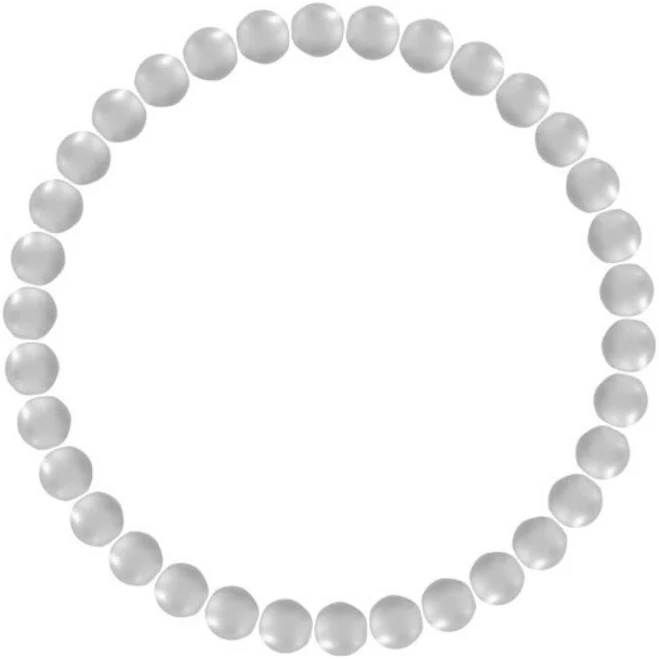 Mykonos Silver Bead Bracelet