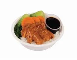 Grilled Salmon Bowl White Rice