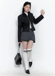 Pleated Mini Skort IS508 - Casual style | LEWKIN