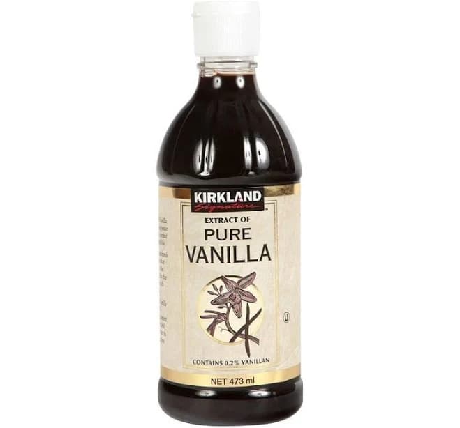 Kirkland Signature Pure Vanilla Extract - 16 Ounces - Natural Flavoring for Baking and Cooking