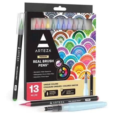 Arteza Real Brush Pens Set of 12