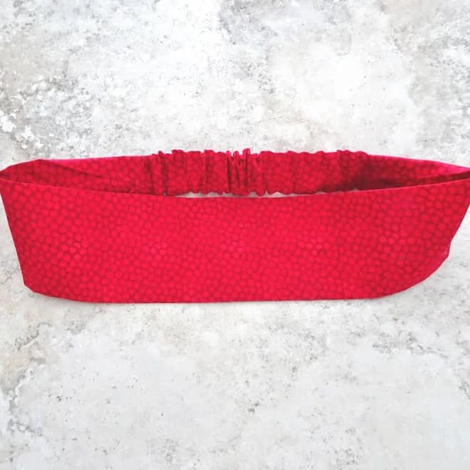 Dotted Cotton Fabric Headband
