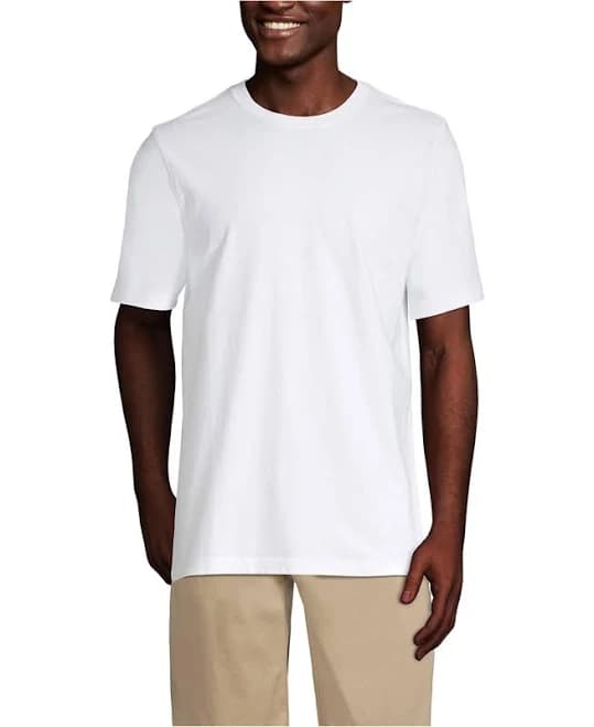 Lands' End Men's Super-T Short Sleeve T-Shirt