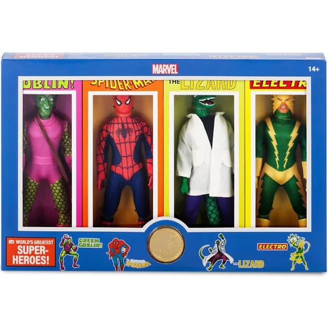 Spider-Man Mego 8'' Action Figure Set