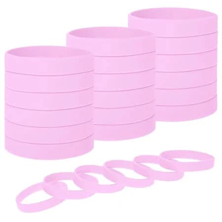 24 Pcs Silicone Wristbands