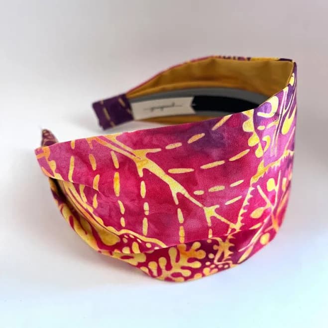 The Jersey Maid Women's Batik Cotton Headband