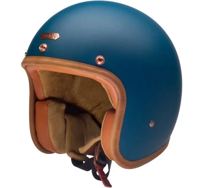 Teal Hedonist & Epicurist Premium Lifestyle Helmet