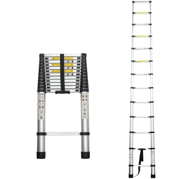 WRIGHTMASTER 12.5 ft. Aluminum Portable Extension Ladder