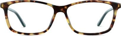 Tortoiseshell Rectangle Glasses #4417325 | Zenni Optical