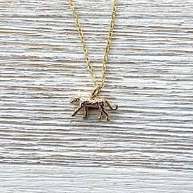 Dainty Gold Leopard Necklace