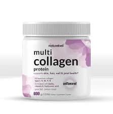 Naturebell Multi Collagen Protein Powder 600g 5 Types Grass Fed & Pasture Raised