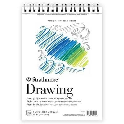Strathmore 9"x12" 60 Sheet Drawing Pad