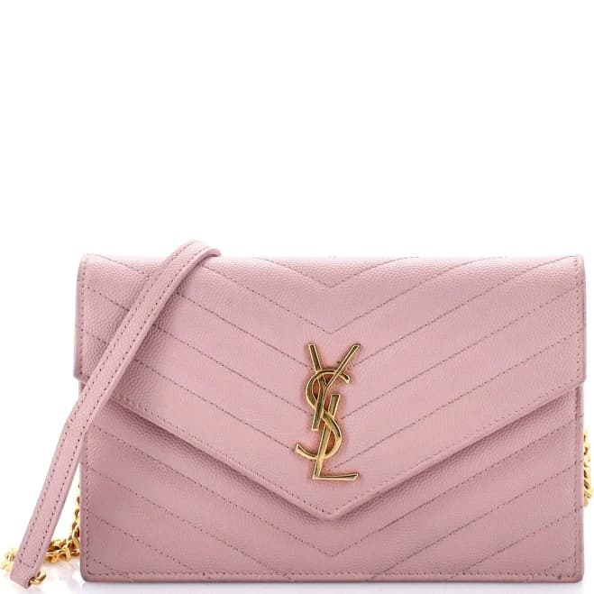 Saint Laurent Classic Monogram Leather Crossbody Bag
