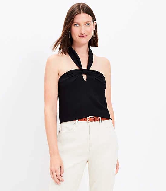 Loft Women's Keyhole Halter Top