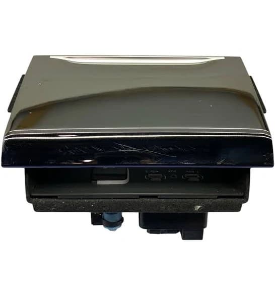 OEM 2021 - 2025 Jeep Grand Cherokee L Front Black Center Console Storage Cubby with Wireless Charger Replacement 2024 2023 2022 Genuine Original Facto