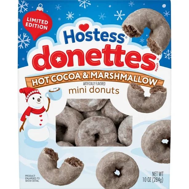 Hostess Donettes Hot Cocoa & Marshmallow Mini Donuts