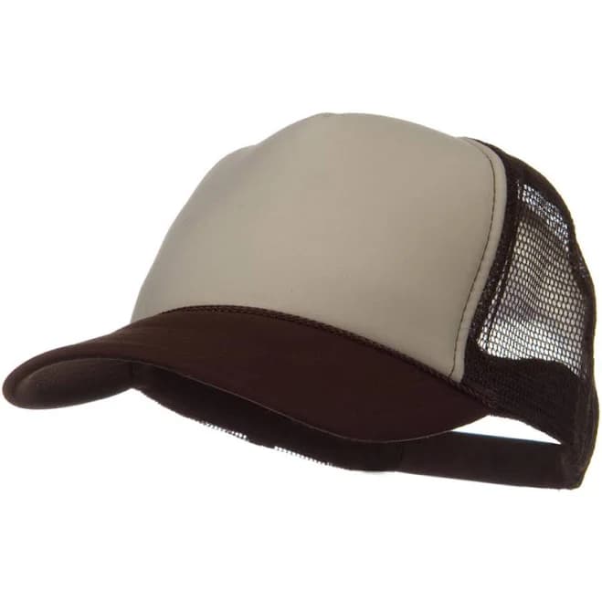 Otto Two Tone Polyester 5 Panel Foam Front Mesh Back Cap