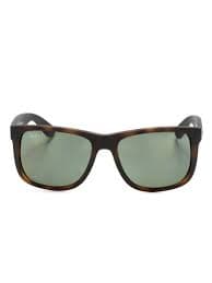 Ray-Ban Justin square-frame Sunglasses | Brown | FARFETCH BH