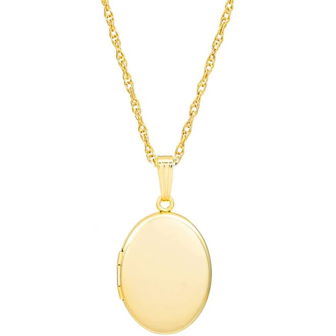 14K Gold Filled Custom Engraved Oval Locket