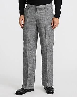 Express Men's Relaxed Pleated Suit Pants