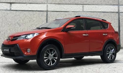 1/18 Dealer Edition 4th generation (XA40; 2012–2018) Toyota RAV4 RAV 4 (Orange) Diecast Car Model