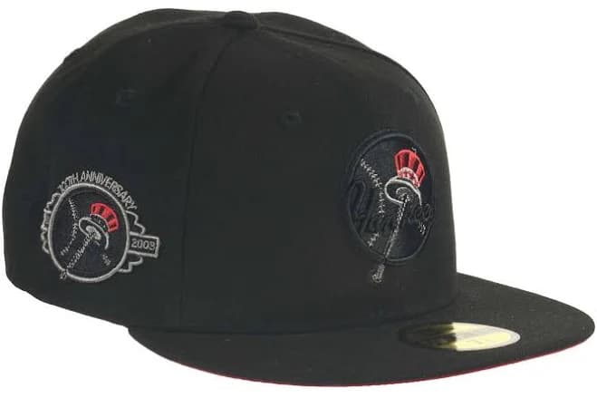 New Era Men New York Yankees Embroidered Logo, Black