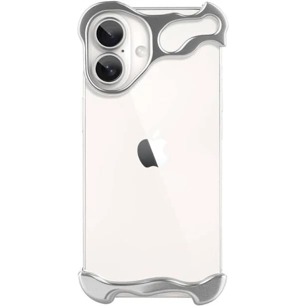 Minimal Metal Case for Apple iPhone, Slim, Lightweight, and Bumper Design
