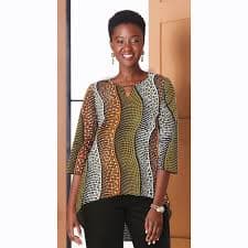 Dot Woven Top | ASHRO