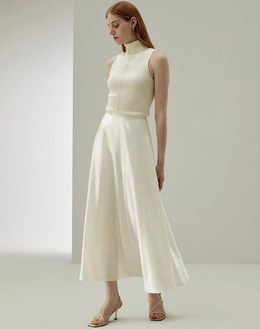 Lilysilk Women's Clarice Maxi Silk Skirt