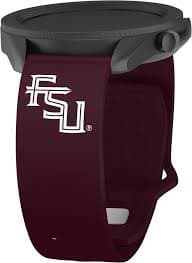 Amazon.com: Affinity Bands Florida State Seminoles Silicone Sport Watch Band Compatible with Samsung, Garmin, Fossil, and More (20mm Maroon) : Sports & Outdoors