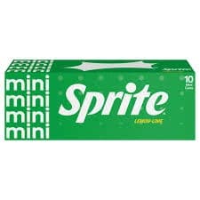 Sprite Mini-Can 7.5oz 10 Pack