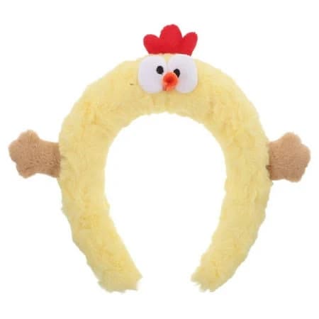 Soimiss Kawaii Spa Headband Funny Spa Headband for Women in Yellow Fabric 1Set for Taking Funny Photos, Size: 25.00