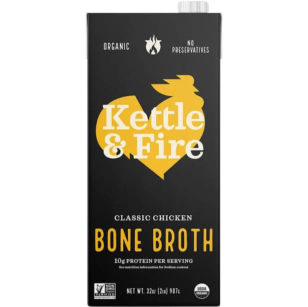 Kettle & Fire Classic Chicken Bone Broth - 32 oz