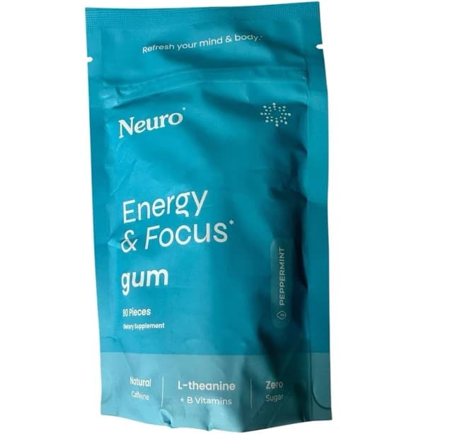 Neuro Gum Energy And Focus 90 Pieces Peppermint