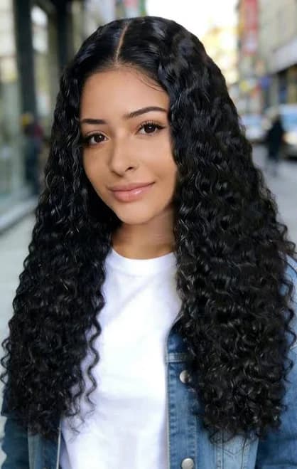 Women's Long Curly Wig
