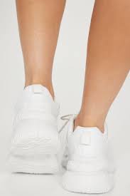 Sasha Platform Sneakers - White | Fashion Nova