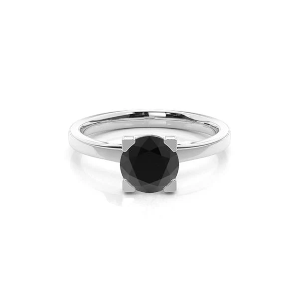 diamonds factory 0.50 Ct Round Solitaire Engagement Ring Gold